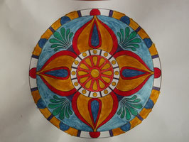 Mandala realizzato a mano