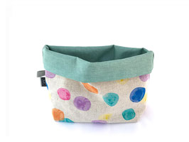 basket "Watercolor dots"