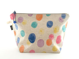 cosmetic bag "Watercolor dots"