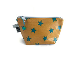 cosmetic bag "Green Stars"