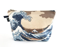 cosmetic bag "Kanagawa"