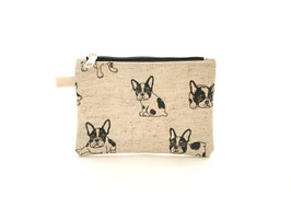 purse "Mops bianco"