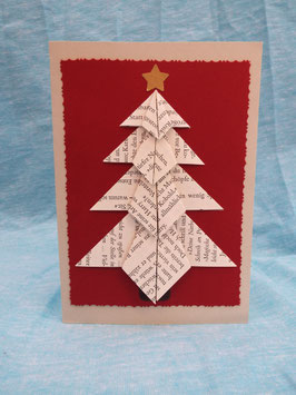 3D Literatur Weihnachtskarte