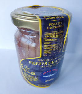 TARRO 210g. ANCHOAS BOLADO