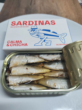SARDINAS OLIVA CALMA Y CHICHA