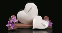 TIZIANO Deko Herz Camolia 7cm creme