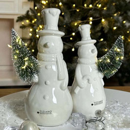 Tiziano Figur Schneemann Sören LED weiß-creme