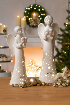 Tiziano Engel Laila- mit Stern  Led und Timer