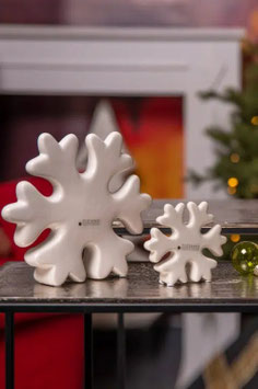 Tiziano Deko Schneeflocke Fiocco creme