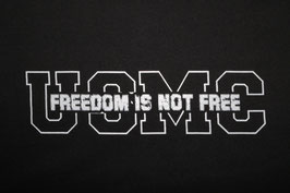 USMC 星条旗マーク入り FREEDOM IS NOT FREE グレー プリント スウェット トレーナー 新品