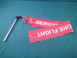 売切れ　REMOVE BEFORE FLIGHT フラッグ　レッド