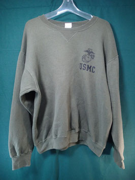 USMC ODカラー トレーナー L