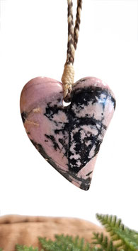 Rhodonite Heart