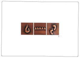 Copper Motifs Matted #5