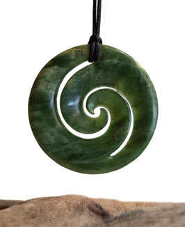 Double Koru - Flower Jade
