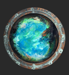 Ocean Swirl Porthole