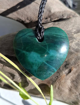 Fuchsite Heart