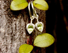 Art Nauveau Leaf Earrings