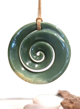 Double Koru - Flower Jade