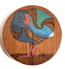 Pyrography - Takahe