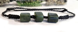 Pounamu 3-bead Bracelet - LD1