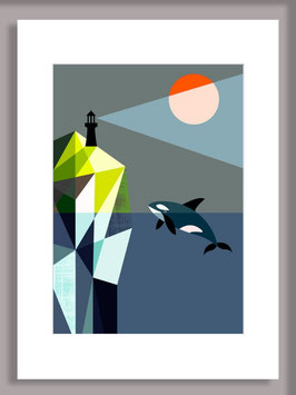 Orca and the Lighthouse