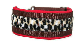 Leopard - Softshell Rot - 4cm oder 5cm Breit