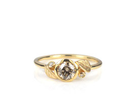 Ring in Roségold 750/000 mit Brillanten