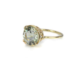 Ring in Gelbgold 585/000 mit Lemon-Quarz