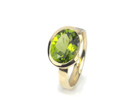 Ring in Gelbgold 585/000 mit Peridot