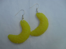 Boucles d'oreilles bananes