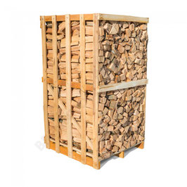 Buchen-Brennholz in Einwegbox, 1,9-2 RM, 33cm Scheitlänge