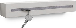 Schlüsselbrett aus Beton "light edition" mit Filzeinlage "Grau"