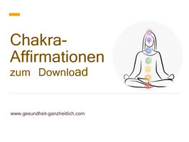 Chakra Affirmationen zum Download
