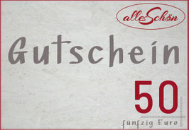 Gutschein 50 €