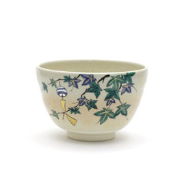 さらさら 青楓に風鈴 茶碗 起楽
