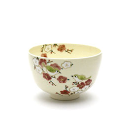 桜に鶯 茶碗 志峰
