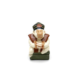 【中古】 祝猿 香合 桂楽
