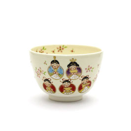 鞠雛 茶碗 起楽