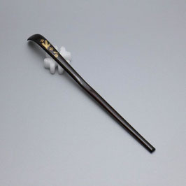 【中古】塗茶杓　松竹梅　mkt