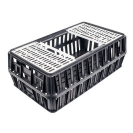 Geflügeltransportkiste schwarz
