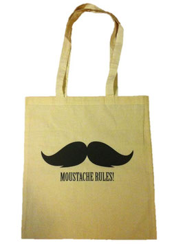 Stofftasche Moustache Rules