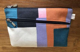 Grand portefeuille multicolore