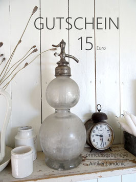 GUTSCHEIN 15,-- EURO