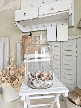 uraltes Bindeglas 6L Windlicht? farblos