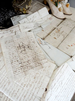 VERKAUFT Lad 16.01.um 1800 französische Briefe - 1seitig