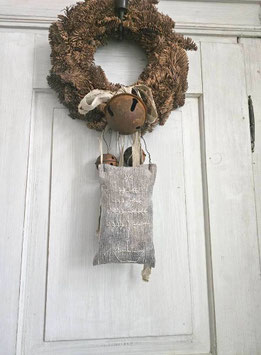 VERKAUFT Nic 23.10. TANNENBAUM Leinenhänger PRIMITIVE-ART-HANGER