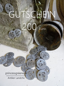 GUTSCHEIN 200,-- EURO