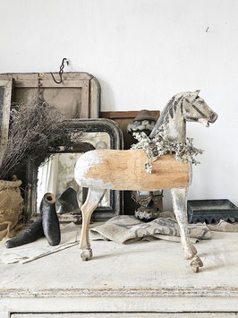 antikes Ziehpferd - Traumteil grandioser Patina - shabbychic