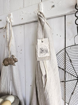 1xVERKAUFT Sin 17.03. Vintage Anhänger HASE & WEIDENKÄTZCHEN